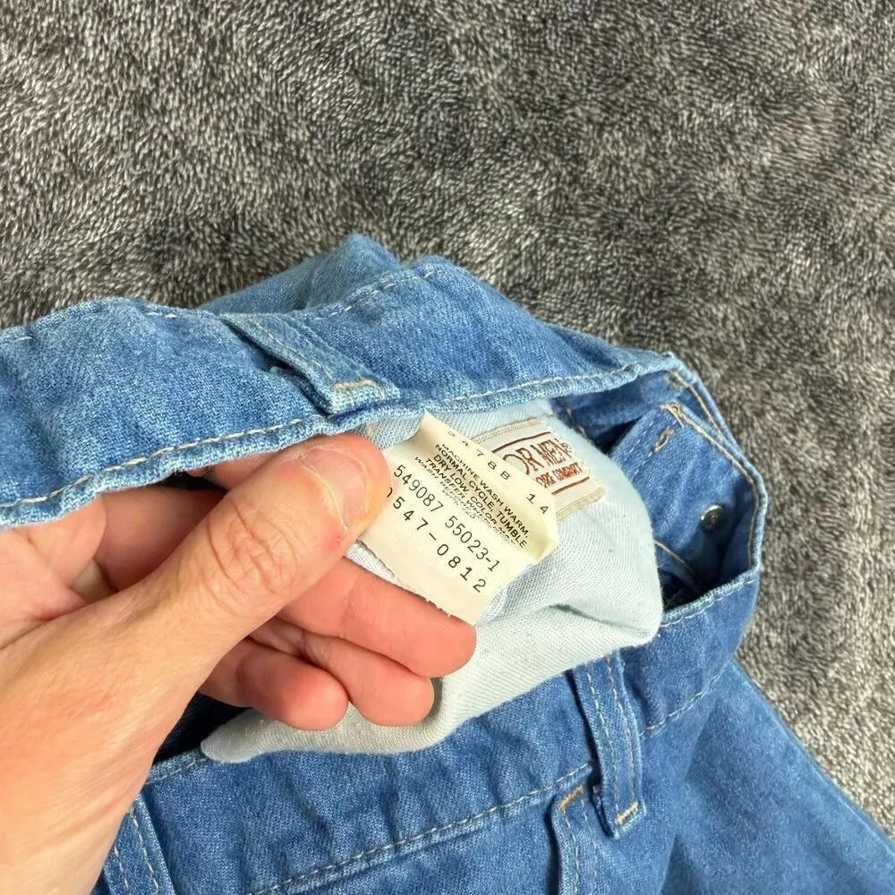 Vtg 80's Levi's Bootcut Orange Tab Denim Jeans Men's 36X36(34X29) Made In USA